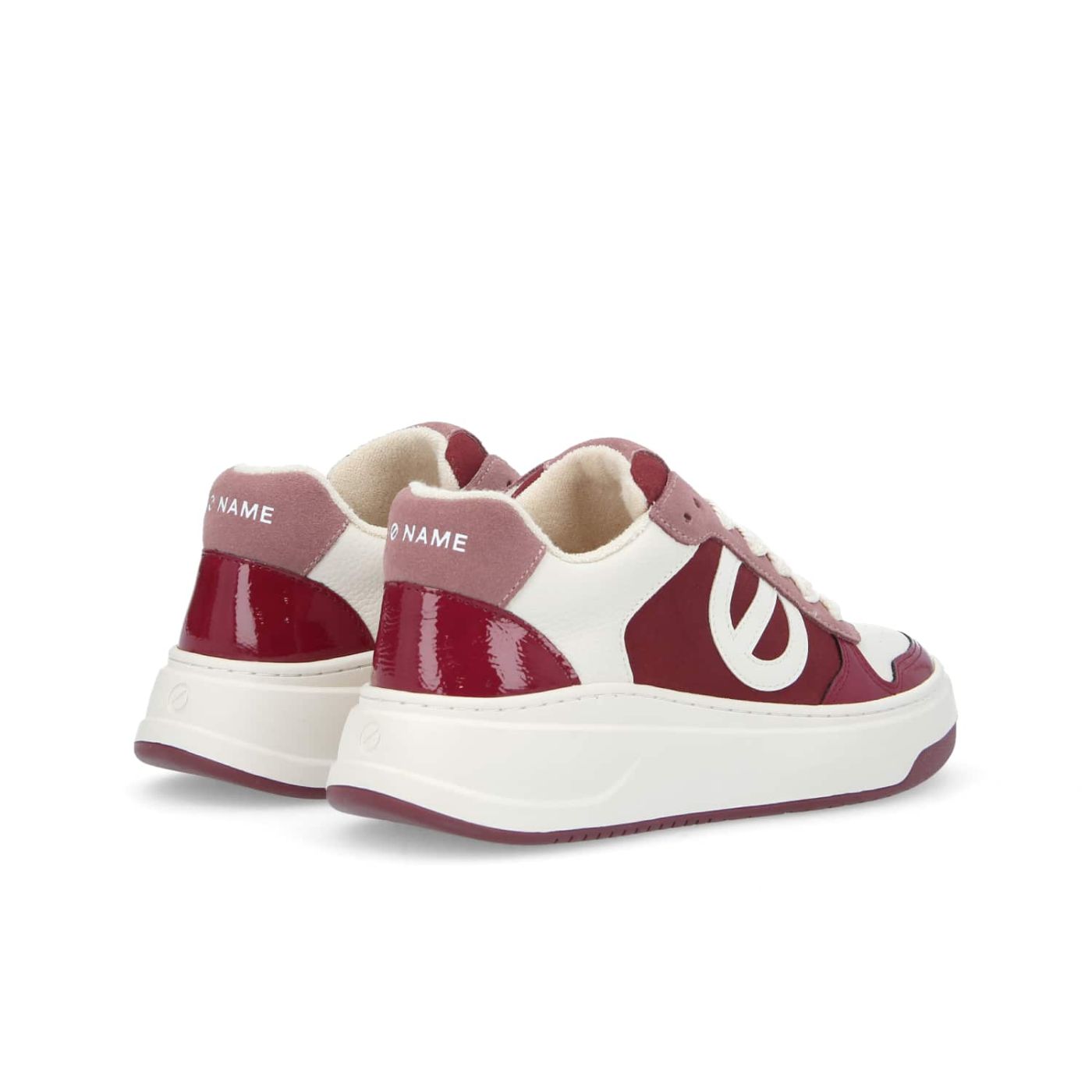 BRIDGET SNEAKER W  -  SDE/GRAIN/CRUMP  - BORDEAUX/BIANCO SPORCO